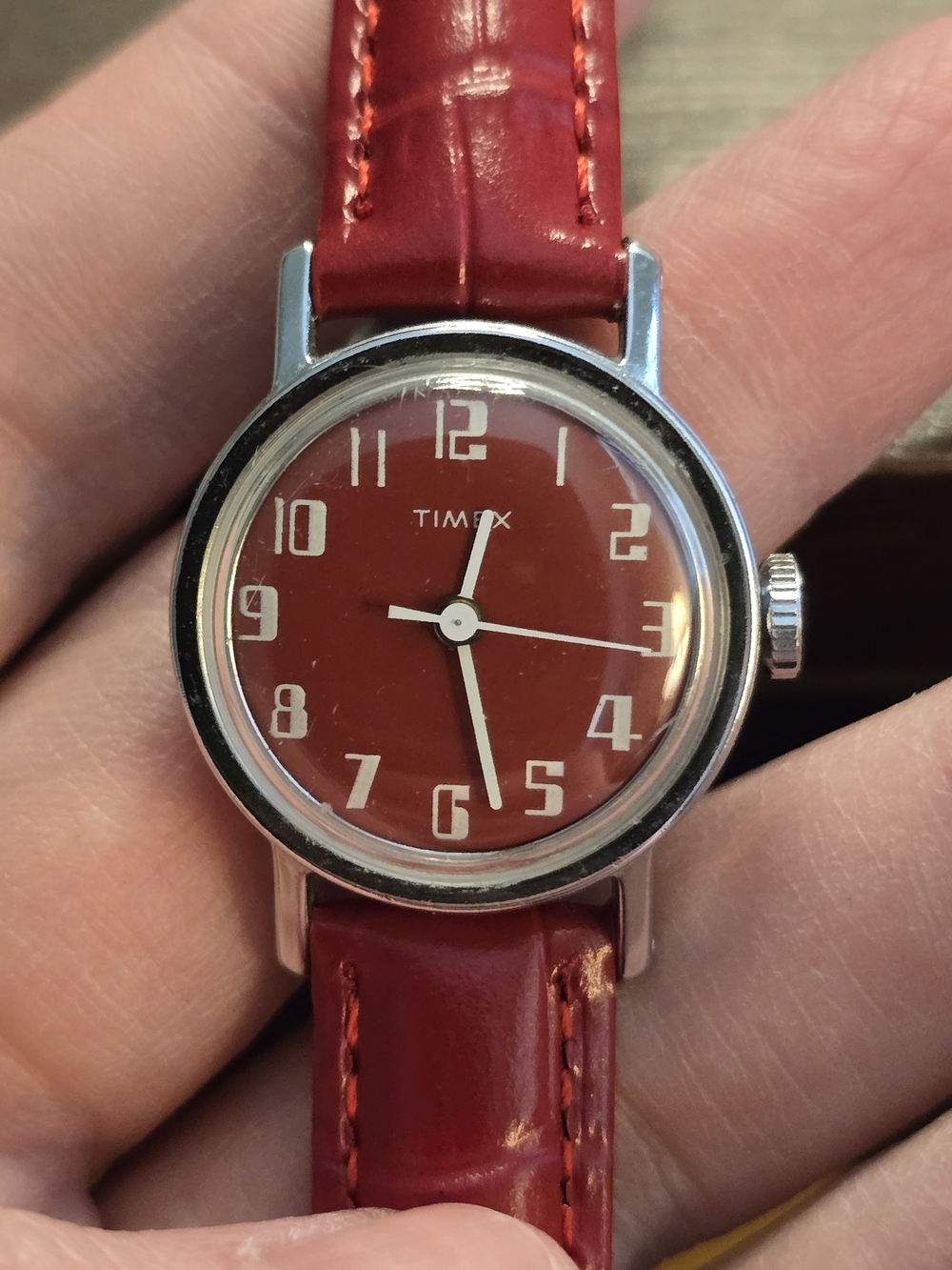 Timex Vintage Mechanical Wind Watch- working!!